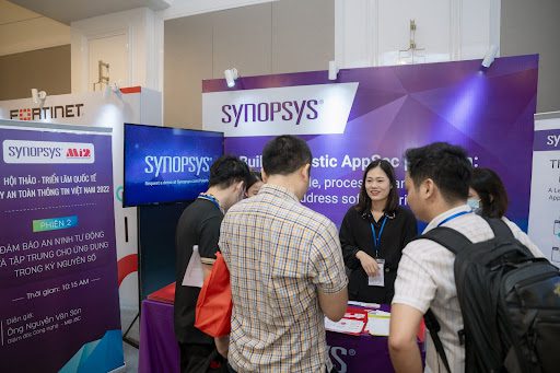Representatives of Synopsys were present at the event to introduce advanced application security solutions