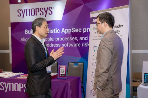 Representatives of Synopsys were present at the event to introduce advanced application security solutions