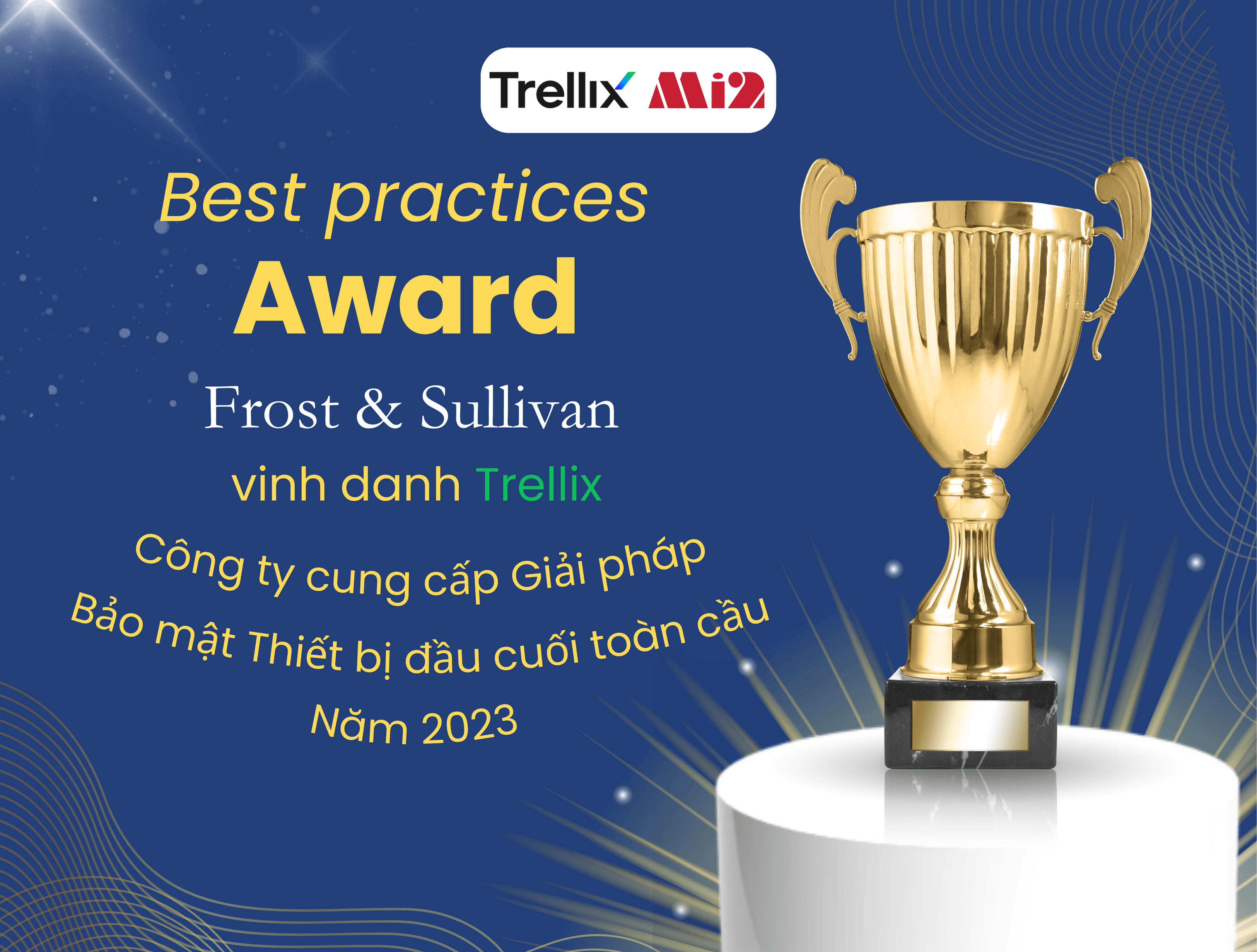 Trellix được Frost & Sullivan vinh danh là Công ty cung cấp giải pháp Endpoint Security toàn cầu năm 2023