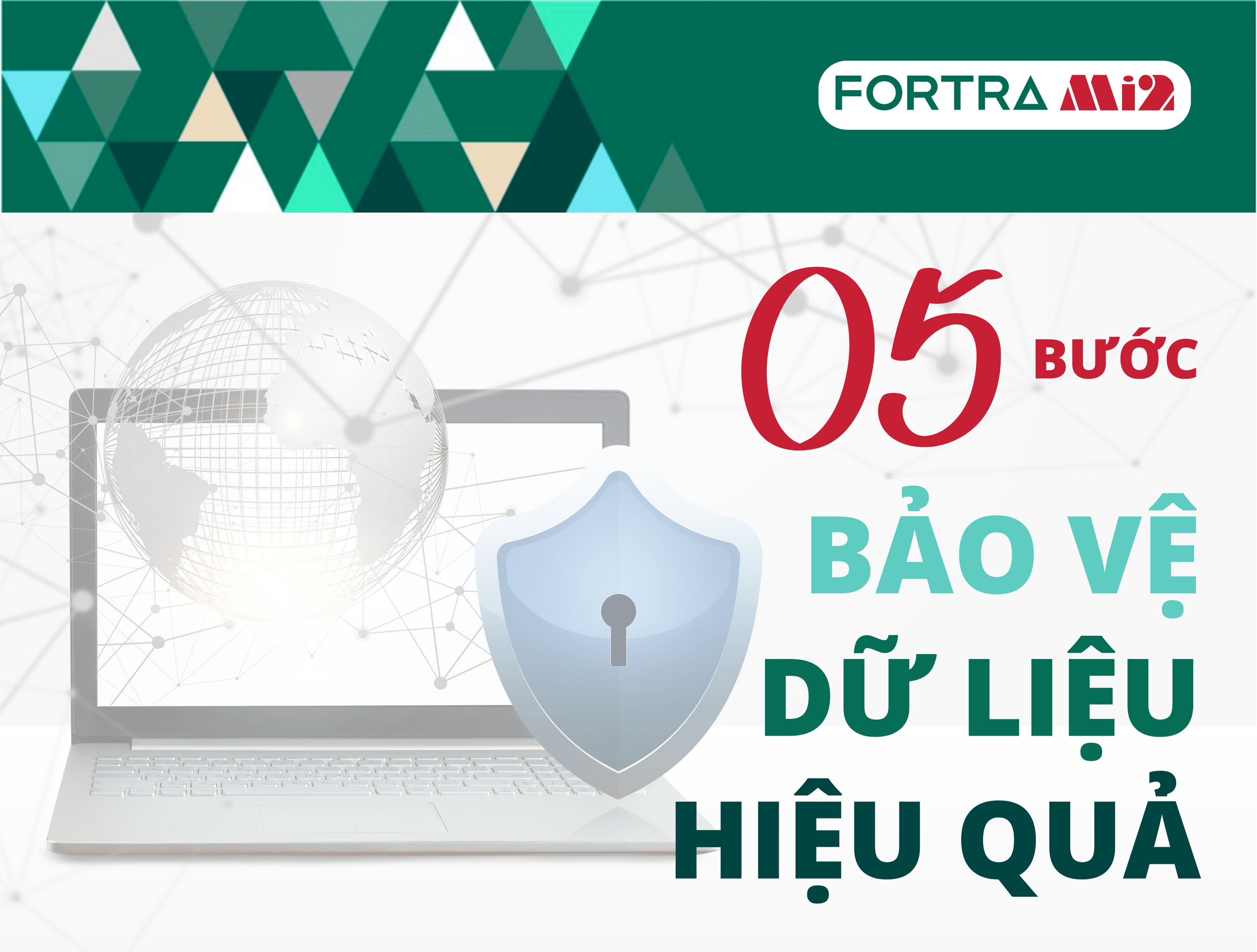 5 bước bảo vệ dữ liệu hiệu quả