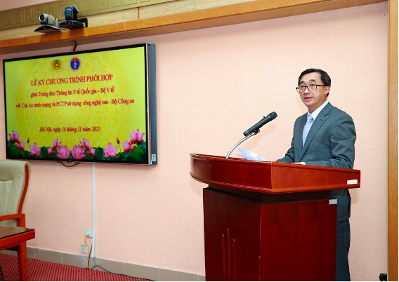 Thứ trưởng Bộ Y tế Trần Văn Thuấn phát biểu việc Tăng cường công tác an ninh mạng trong y tế
