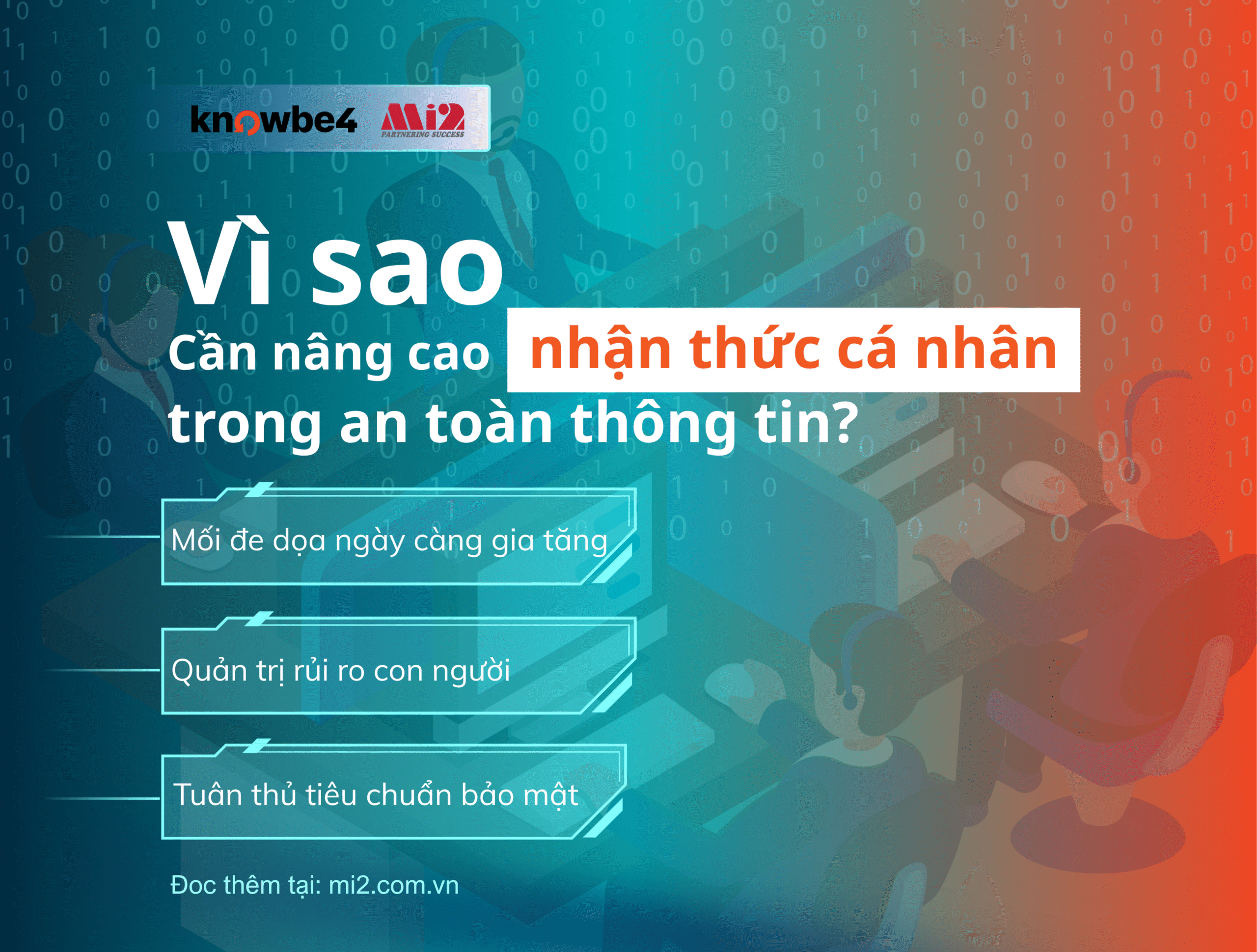 Vì sao cần nâng cao nhận thức cá nhân trong an toàn thông tin?