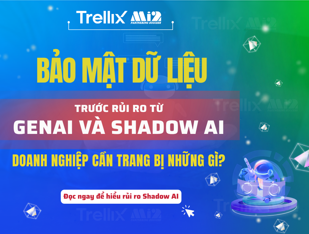 Bảo mật dữ liệu trước rủi ro từ GenAI và Shadow AI