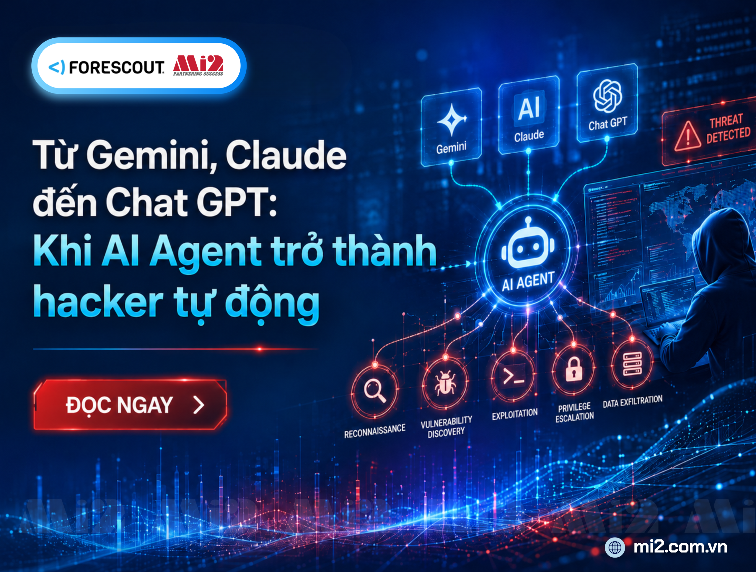Từ Gemini, Claude đến ChatGPT: Khi AI Agent có thể trở thành hacker tự động