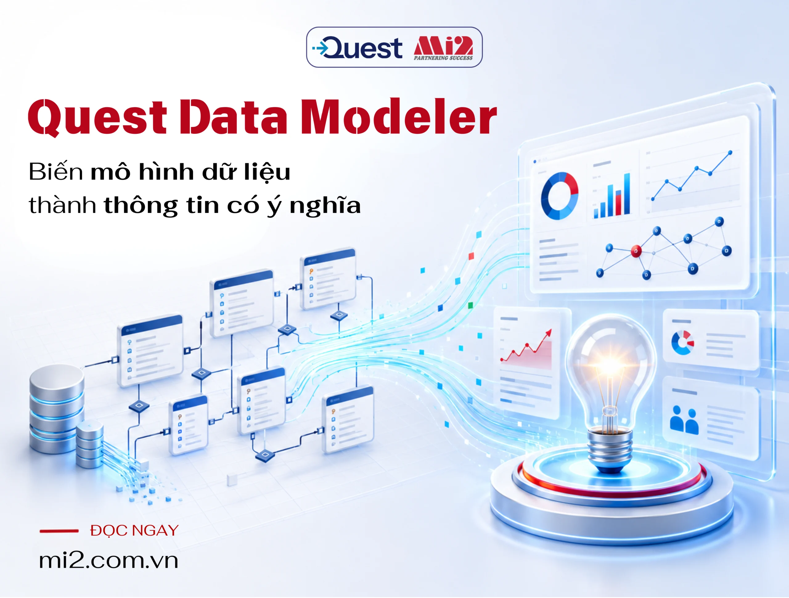 Quest Data Modeler: Biến mô hình dữ liệu thành thông tin có ý nghĩa