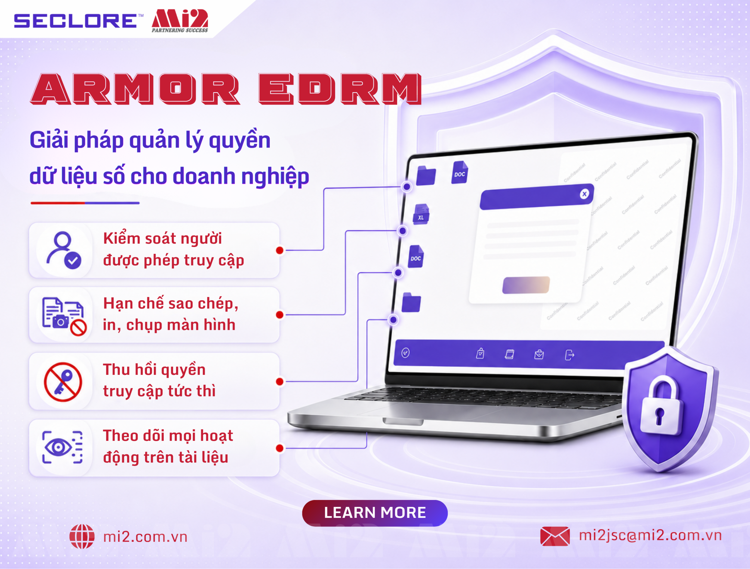 ARMOR EDRM: Giải pháp quản lý quyền dữ liệu số cho doanh nghiệp